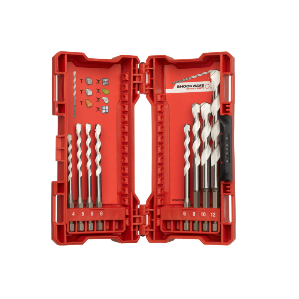 Universalių grąžtų rinkinys MILWAUKEE 1/4 hex, 8vnt-Įvairūs metalo grąžtai-Metalo grąžtai, frezos-Milwaukee Accessories-irankiai Universalių grąžtų rinkinys MILWAUKEE 1/4 hex, 8vnt-Įvairūs metalo grąžtai-Metalo grąžtai, frezos-Milwaukee Accessories-irankiai