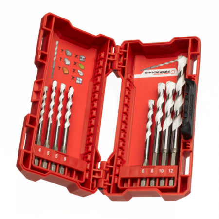 Universalių grąžtų rinkinys MILWAUKEE 1/4 hex, 8vnt-Įvairūs metalo grąžtai-Metalo grąžtai, frezos-Milwaukee Accessories-irankiai