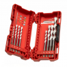 Universalių grąžtų rinkinys MILWAUKEE 1/4 hex, 8vnt-Įvairūs metalo grąžtai-Metalo grąžtai, frezos-Milwaukee Accessories-irankiai