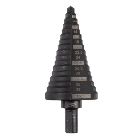 Pakopinis grąžtas MILWAUKEE 6-40mm-Pakopiniai vamzdžių ir lakštų grąžtai-Metalo grąžtai, frezos-Milwaukee Accessories-irankiai-d