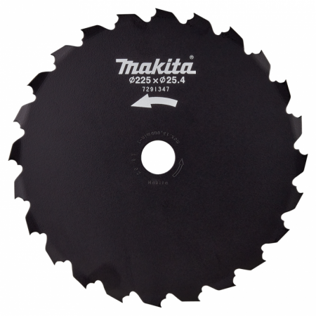 Diskas su dantimis krūmams MAKITA UR012G 225x25,4mm-Sodo technikos priedai-Sodo technika-Makita Accessories-irankiai-darbui