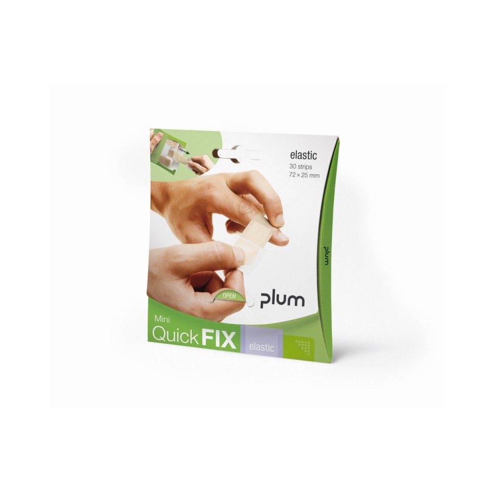 Pleistrai PLUM QuickFix Mini Elastic 30vnt.-Pleistrai-Higienos priemonės-Plum-irankiai-darbui Pleistrai PLUM QuickFix Mini Elastic 30vnt.-Pleistrai-Higienos priemonės-Plum-irankiai-darbui