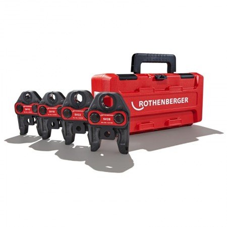 Presavimo galvų rinkinys ROTHENBERGER Standard SV15-18-22-28mm-Presavimo technika-Santechnikos įrankiai-Rothenberger-irankiai-da
