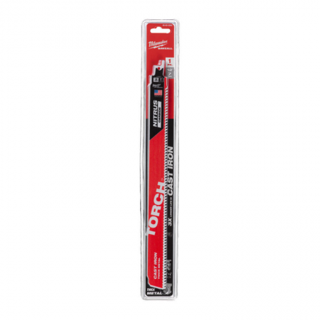 Pjūklelis karbidiniais dantimis MILWAUKEE TCT Torch Nitrus 300mm-Pjūkleliai tiesiniams pjūklams-Akumuliatoriniai pjovimo įrankia