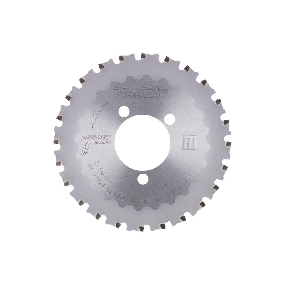 Pjovimo diskas MAKITA Efficut Metal Z-24, 110x34mm-Metalo pjovimo diskai-Pjovimo diskai-Makita Accessories-irankiai-darbui