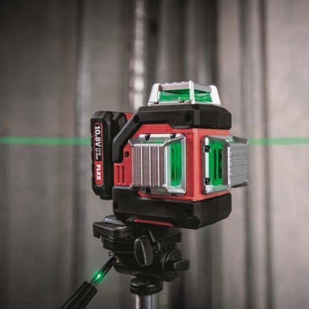 Kryžminis lazerinis nivelyras FLEX AIC 3/360-G/R-Nivelyrai-Matavimo įrankiai-FLEX-irankiai-darbui