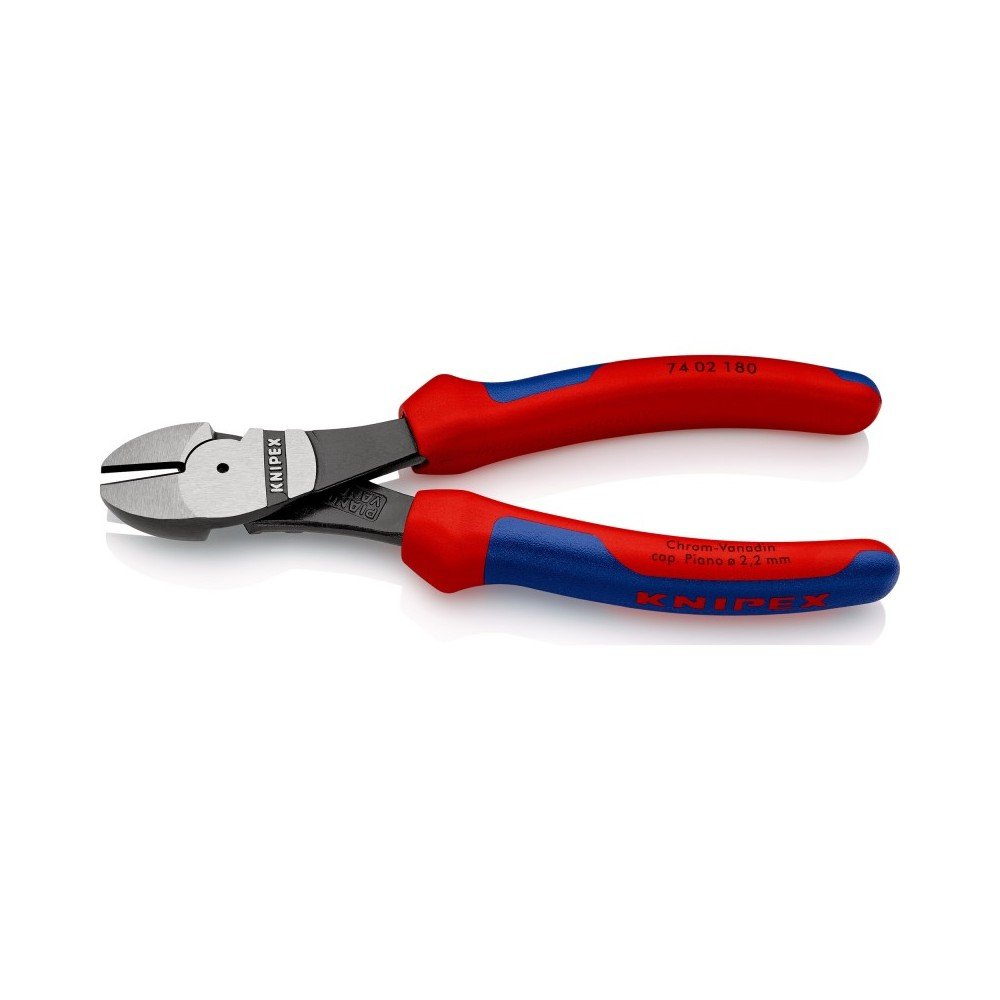 Didelės svertinės jėgos kirpimo replės KNIPEX 7402180-Kirpimo replės-Replės-Knipex-irankiai-darbui Didelės svertinės jėgos kirpimo replės KNIPEX 7402180-Kirpimo replės-Replės-Knipex-irankiai-darbui