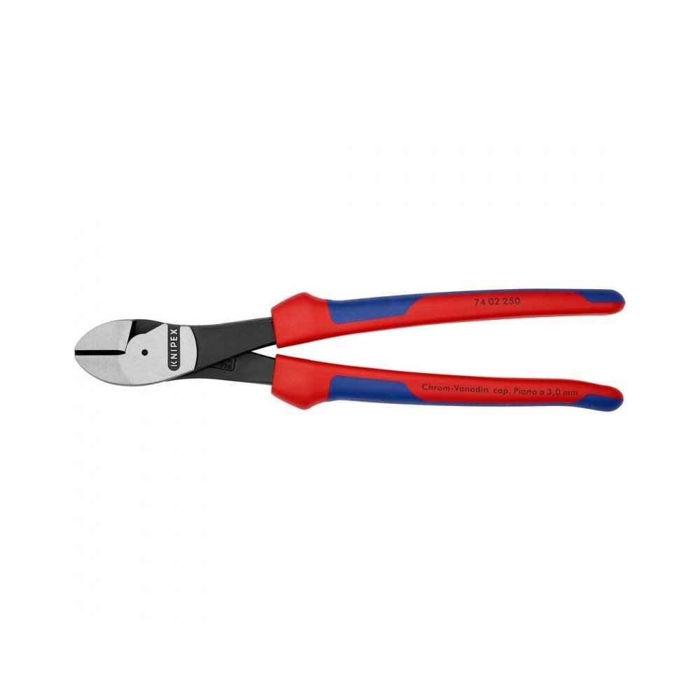 Didelės svertinės jėgos kirpimo replės KNIPEX 7402250-Kirpimo replės-Replės-Knipex-irankiai-darbui Didelės svertinės jėgos kirpimo replės KNIPEX 7402250-Kirpimo replės-Replės-Knipex-irankiai-darbui