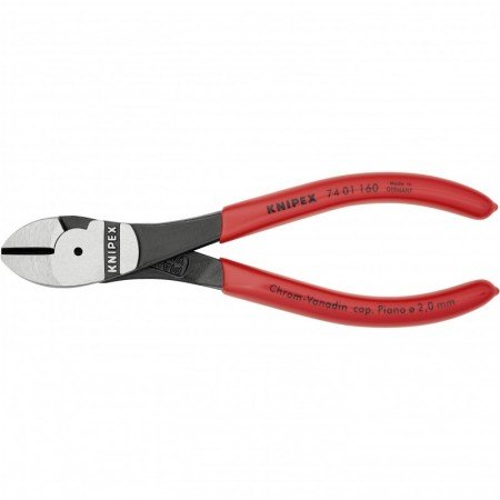 Didelės svertinės jėgos kirpimo replės KNIPEX 7401160-Kirpimo replės-Replės-Knipex-irankiai-darbui