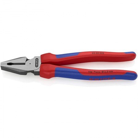 Kombinuotos didelės svertinės jėgos replės KNIPEX 0202225-Kombinuotos replės-Replės-Knipex-irankiai-darbui