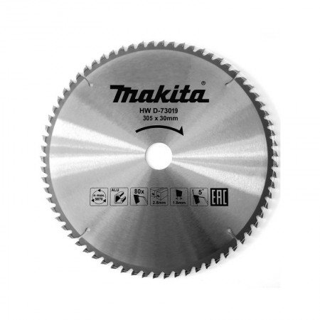Pjovimo diskas aliuminiui MAKITA 305x30x2,8 80T 5°-Metalo pjovimo diskai-Pjovimo diskai-Makita Accessories-irankiai-darbui