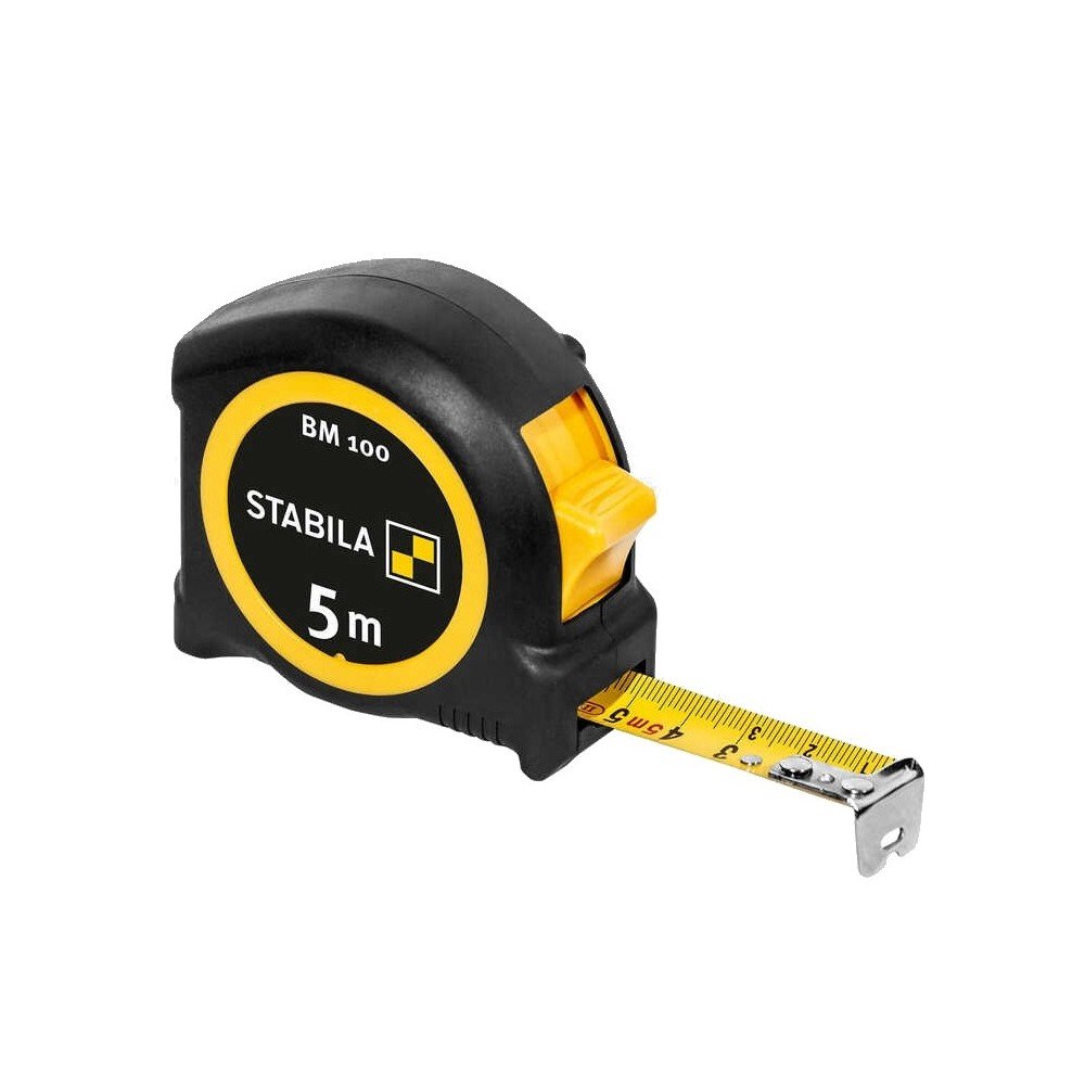 Ruletė STABILA BM100 5m mm/inch-Ruletės-Matavimo įrankiai-Stabila-irankiai-darbui Ruletė STABILA BM100 5m mm/inch-Ruletės-Matavimo įrankiai-Stabila-irankiai-darbui
