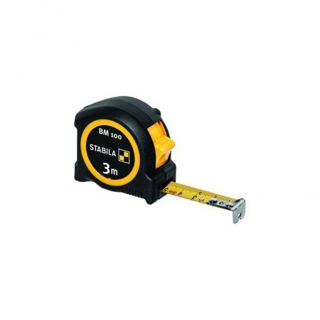 Ruletė STABILA BM100 3m mm/inch-Ruletės-Matavimo įrankiai-Stabila-irankiai-darbui