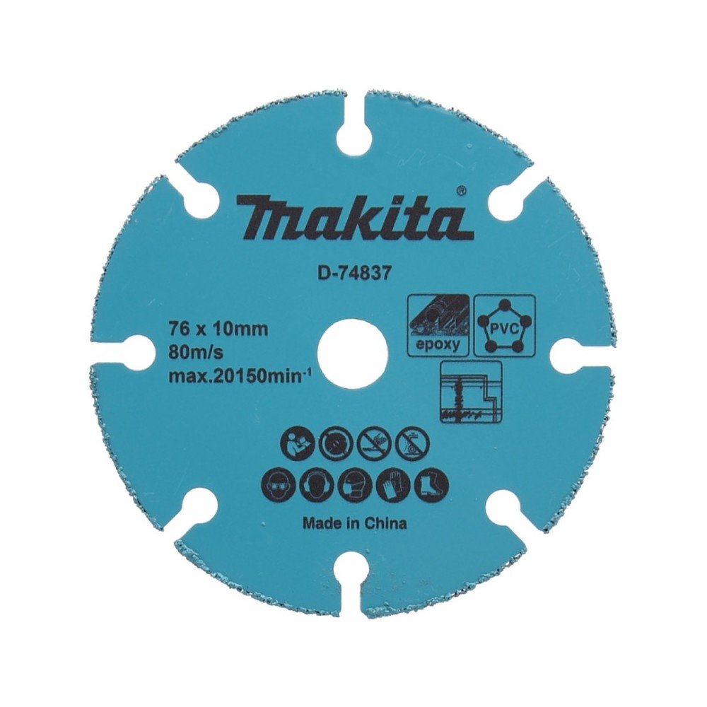 Diskas su kietmetaliu MAKITA 76x10x1,7mm-Medžio pjovimo diskai-Medžio pjovimo staklės-Makita Accessories-irankiai-darbui