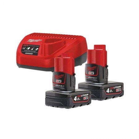 Akumuliatorių rinkinys MILWAUKEE M12 NRG-402-Įrankių akumuliatoriai ir jų priedai-Akumuliatoriniai įrankiai-Milwaukee-irankiai-d