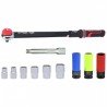 11 dalių dinamometrinio rakto ir galvučių rinkinys KS TOOLS 20-200Nm 1/2"-Dinamometriniai raktai-Autoserviso įranga-KsTools-iran